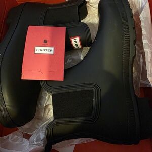 Hunter Women's Black Rain Boots